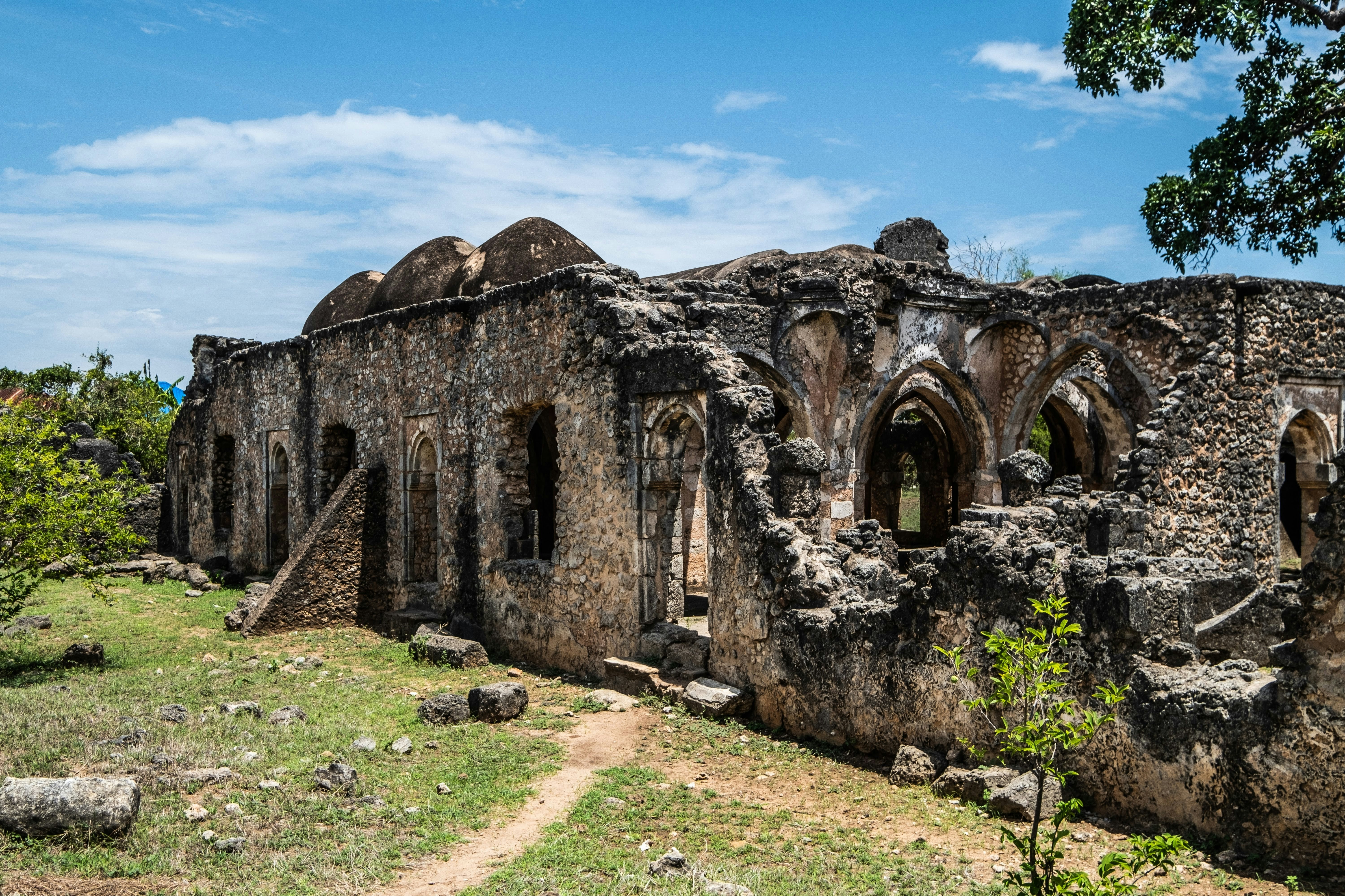 The ruins of Kilwa Kisiwani, Tanzania