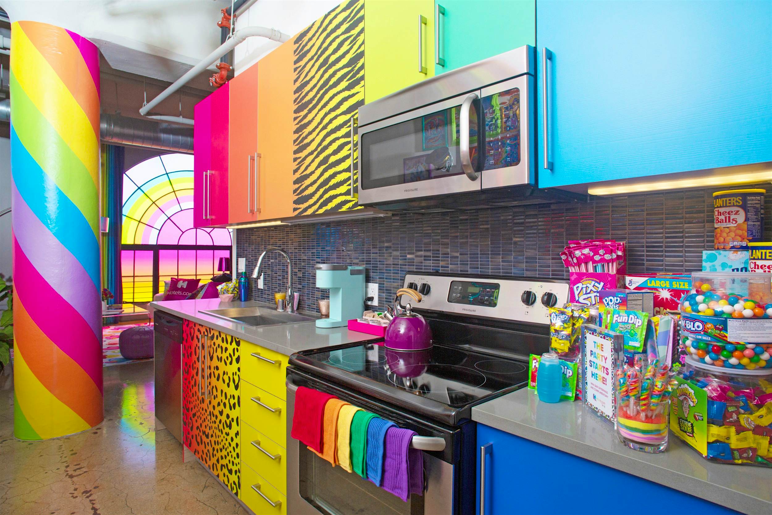 Live Out A 90s Fantasy In A Colorful Lisa Frank Rainbow Hotel