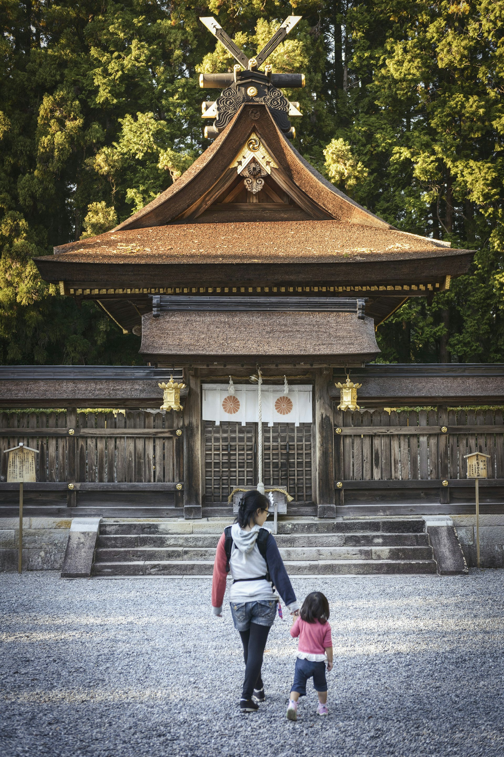 Hongū Taisha is a classic example of Shinto shrine architecture