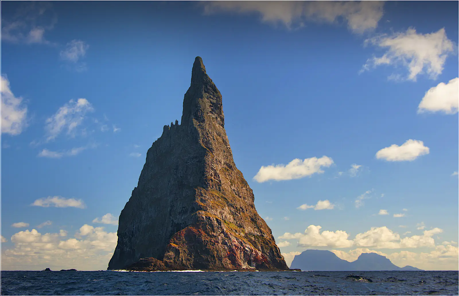 Lord Howe Island, adventure Balls Pyramid rock formation, which lies 20km southeast of Lord Howe Island.