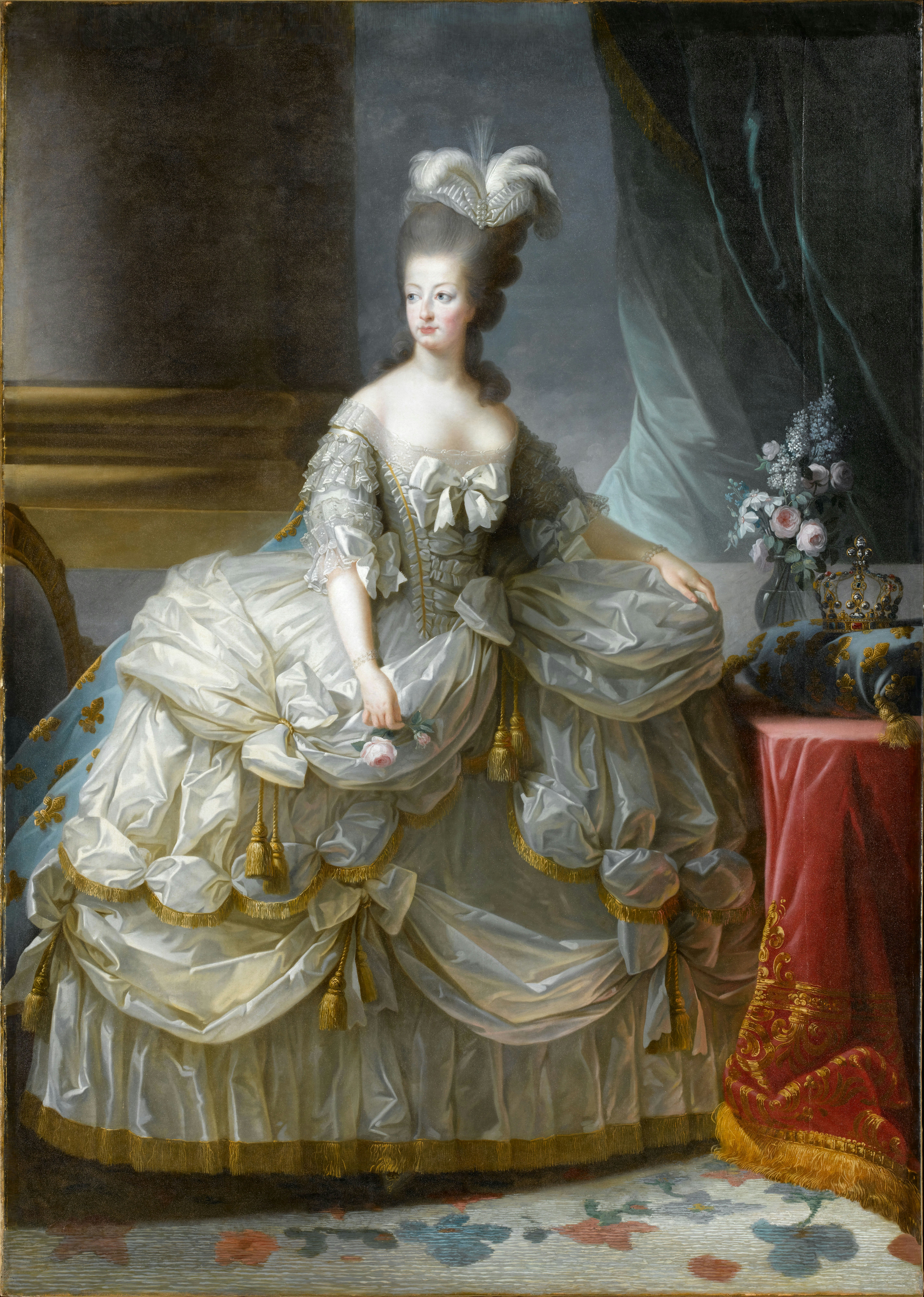 An 18th-century portrait of Marie-Antoinett