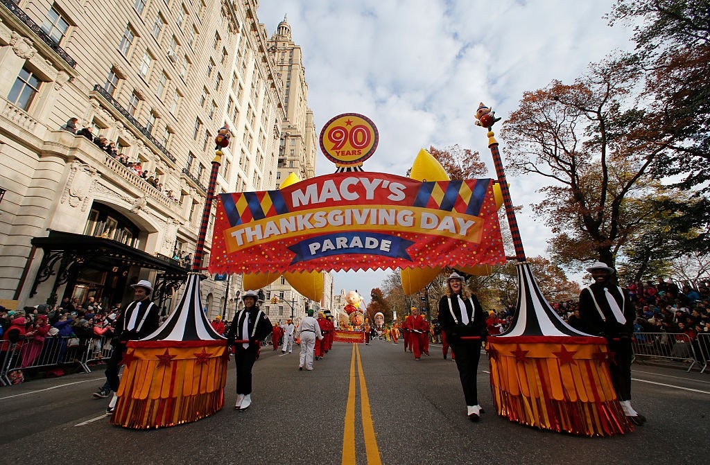 The opening float of the Macy's Thanksgiving Parade