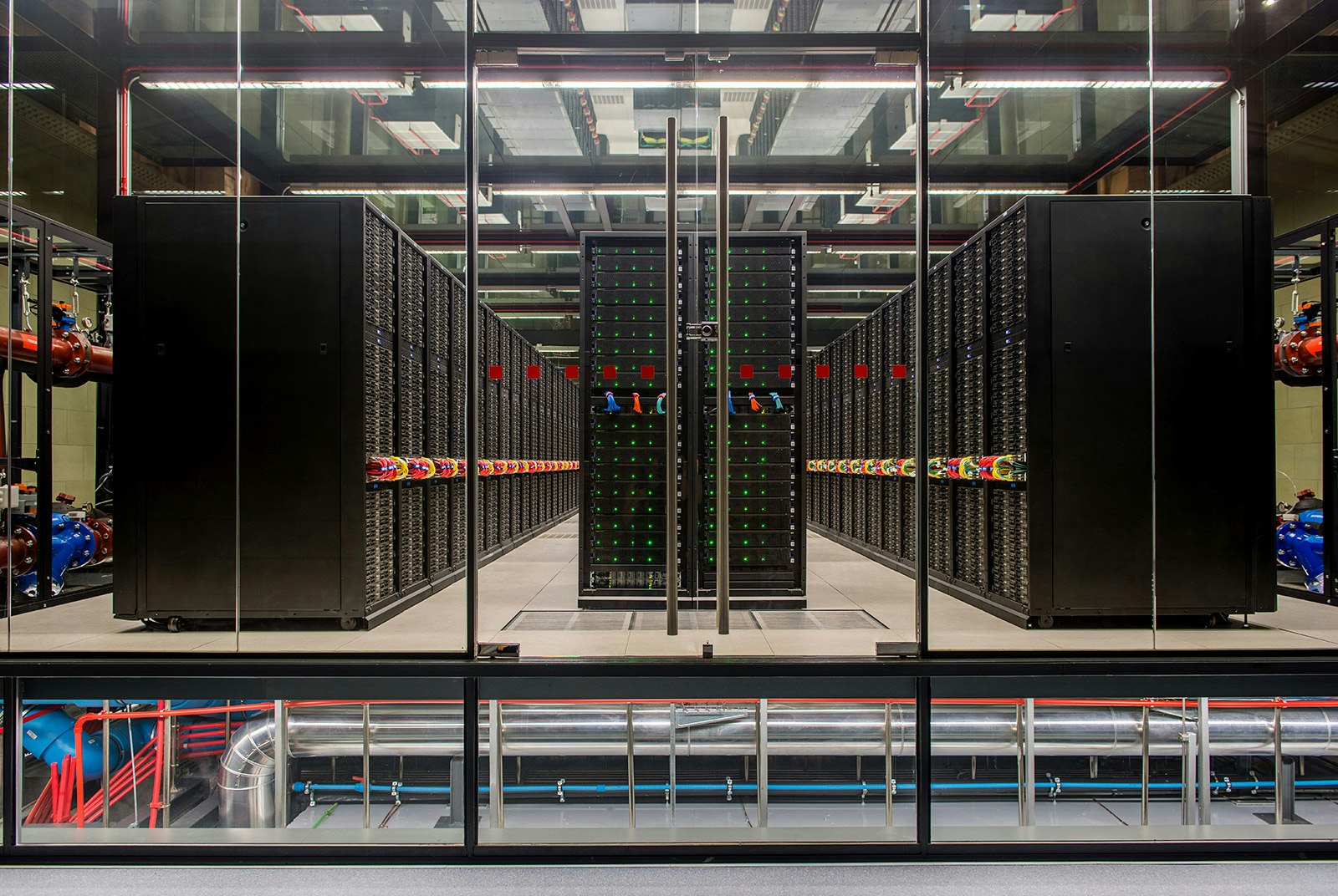 a closeup of the MareNostrum supercomputer 