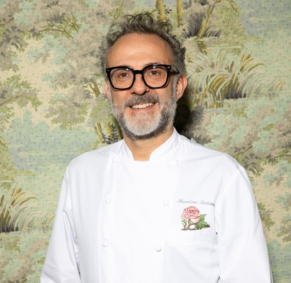 A portrait of chef Massimo Bottura