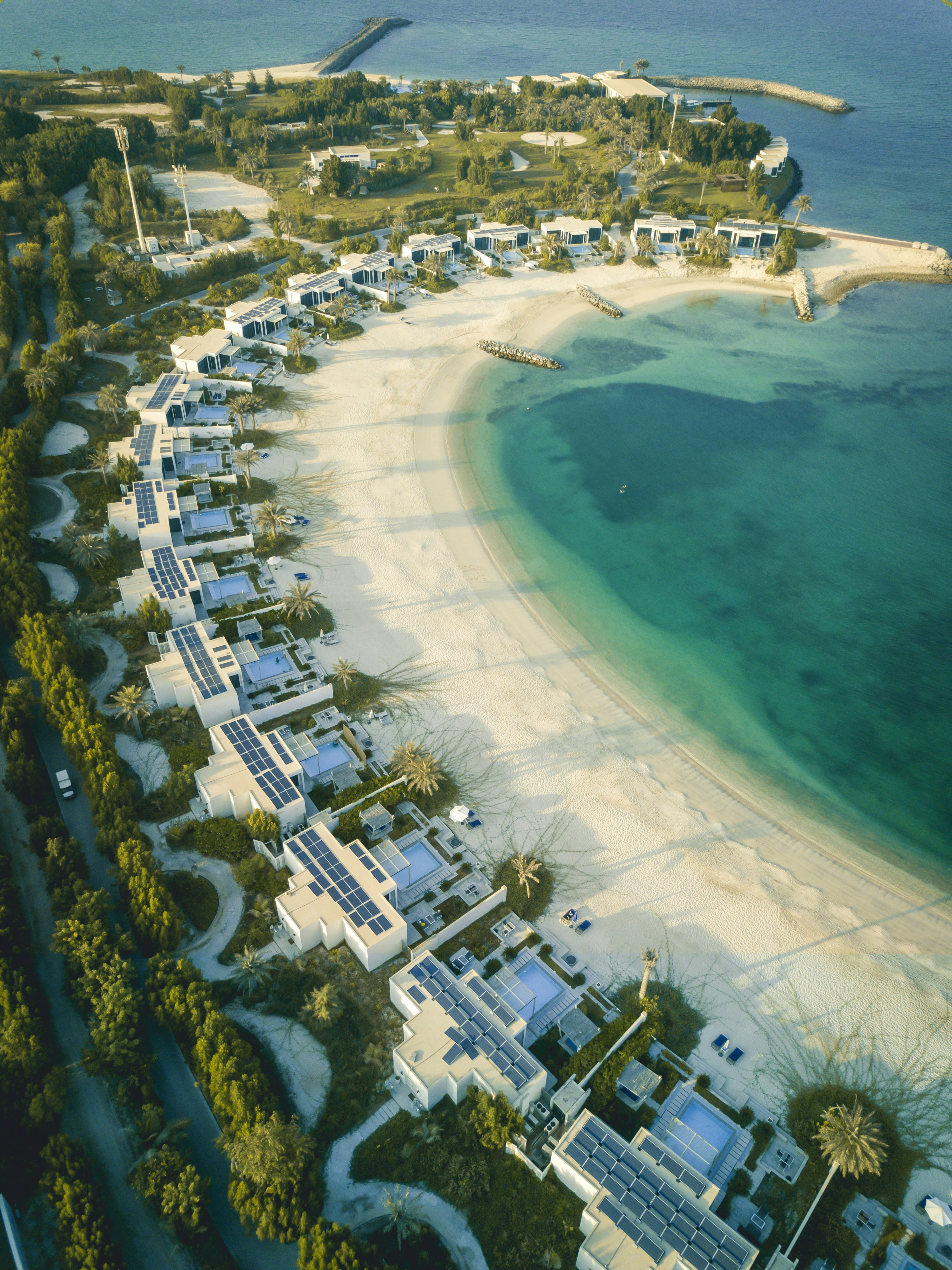 The oceanfront villas of Zaya Nurai Island