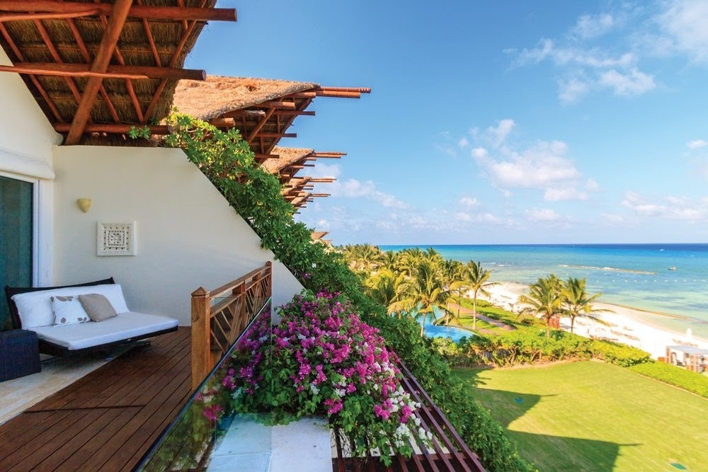 An outdoor room at Grand Velas Riviera Maya