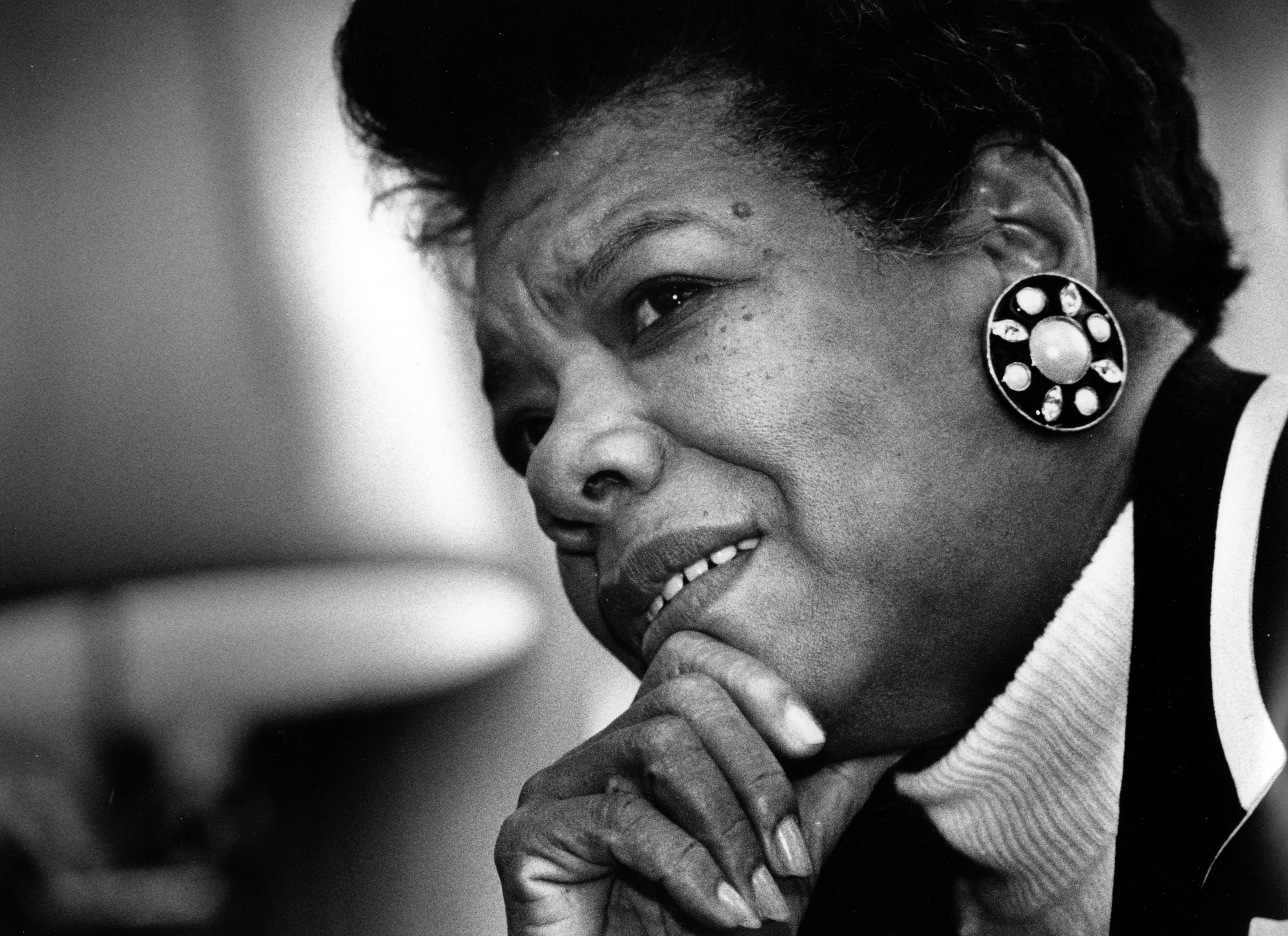 Author and poet, Maya Angelou, poses for a portrait in Washington, D.C. on December 15, 1992 