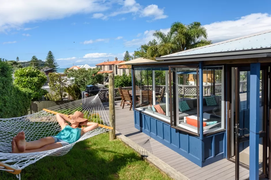 The Blue Beach House in Mount Maunganui