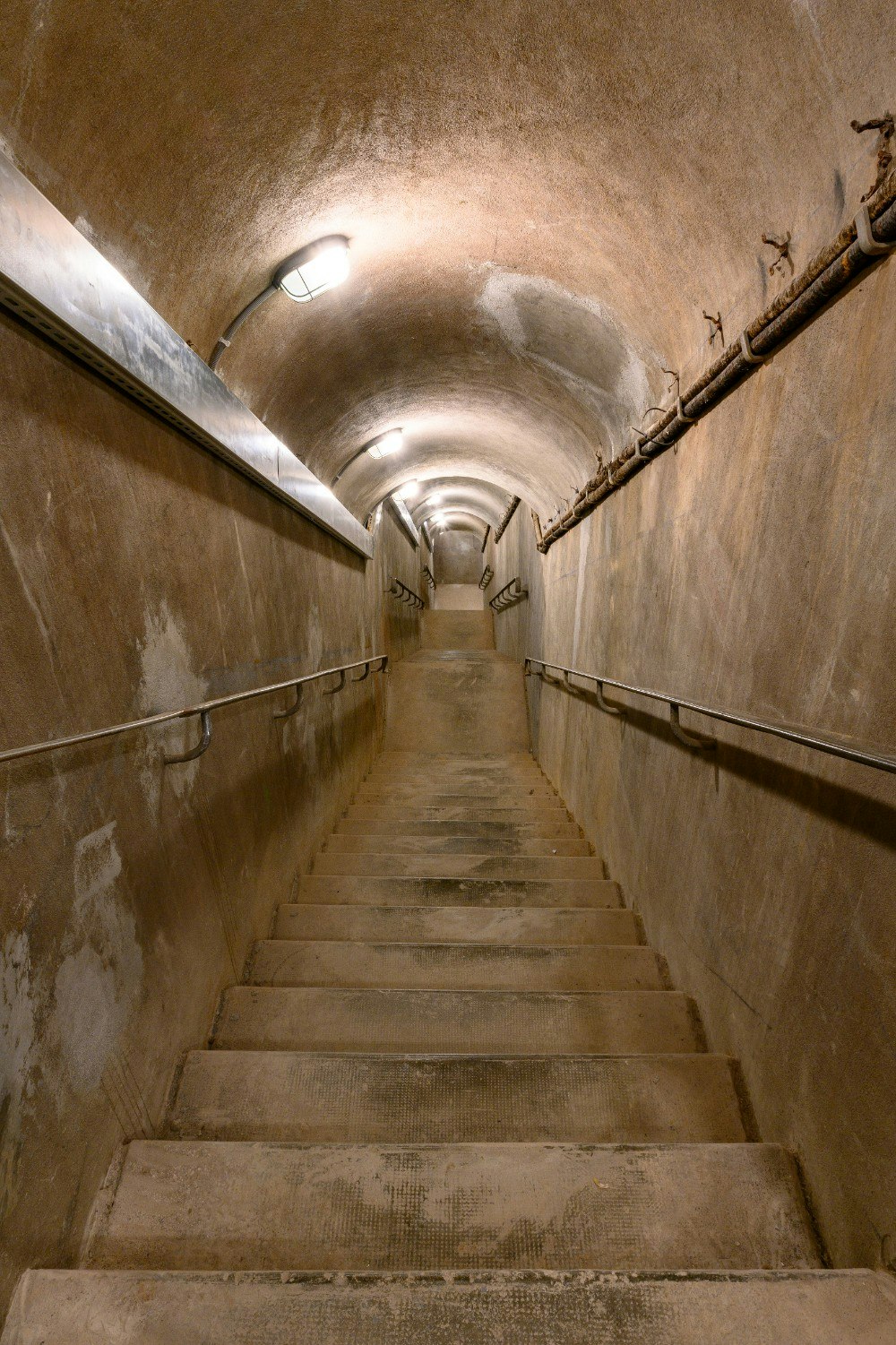 The steps down to Colonel Rol-Tanguy’s underground command post