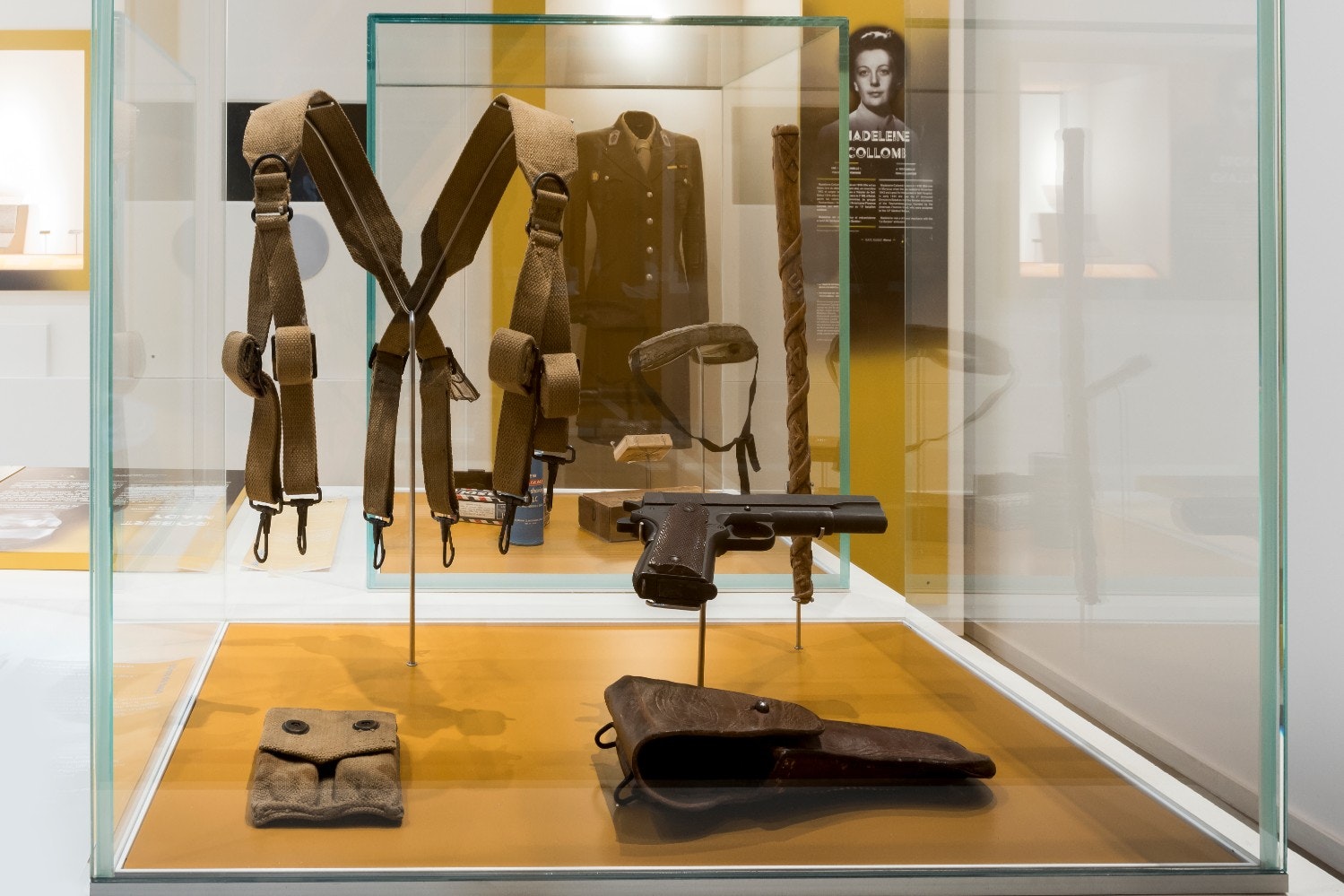 Artefacts at the French Resistance museum in Paris