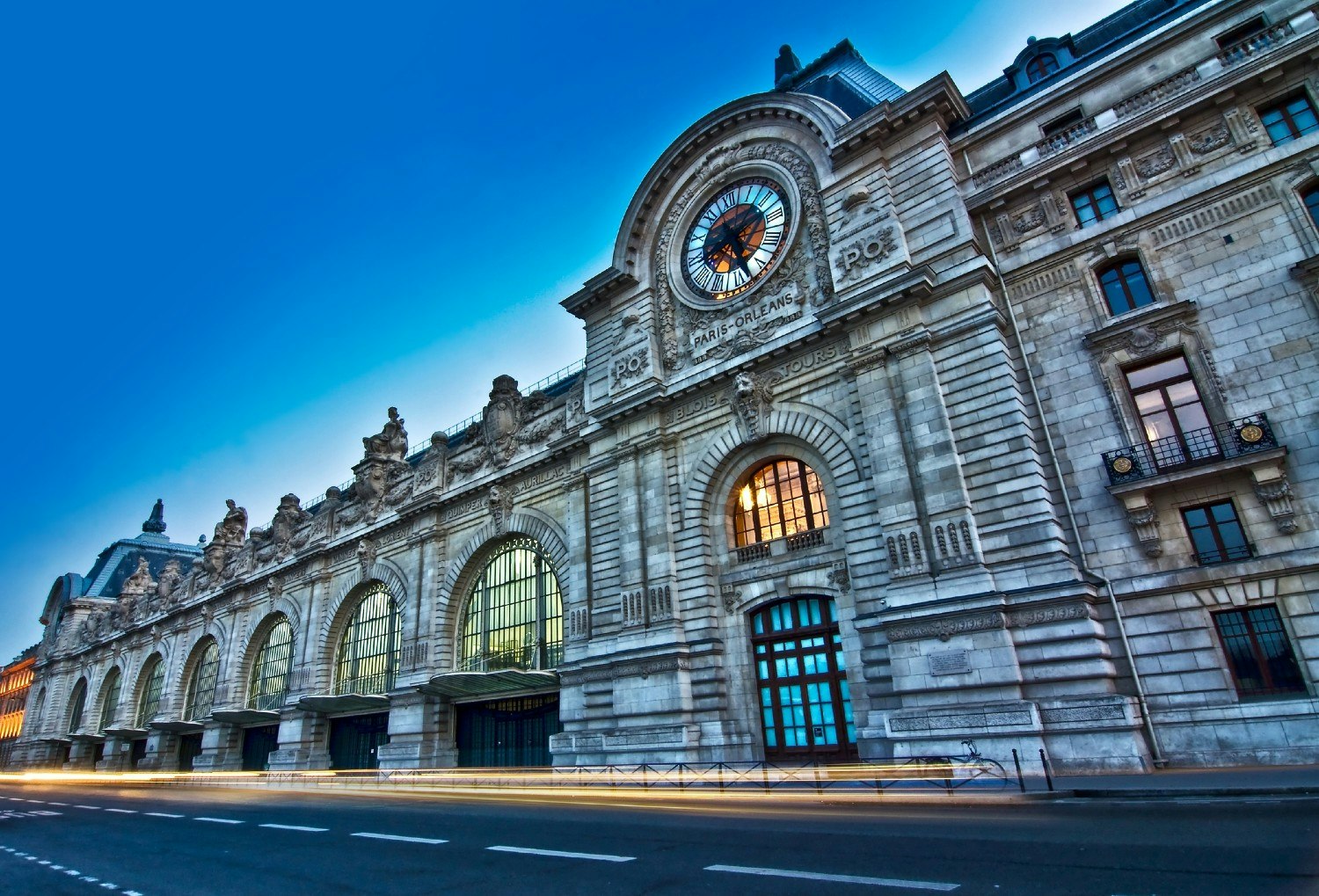 The front off the Musee d'Orsay in Paris