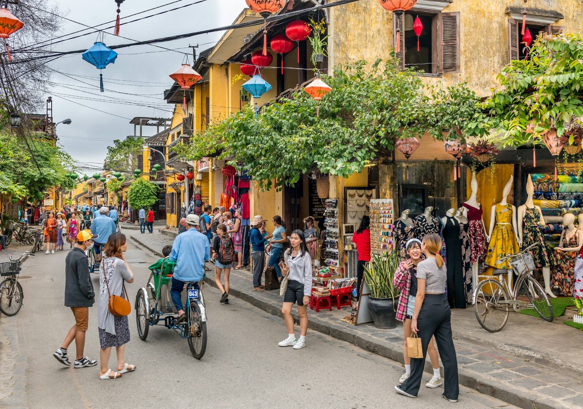 Main street in old quarter of Hoi An, Vietnam