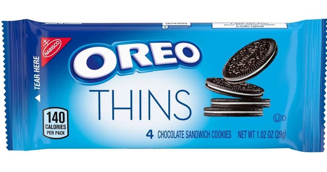 A packet of Oreo Thins