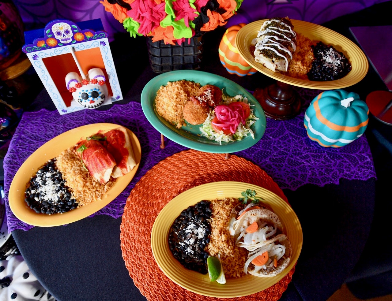 Mexican food available at Paradise Garden Grill during Halloween Time at California Adventure in Anaheim, CA