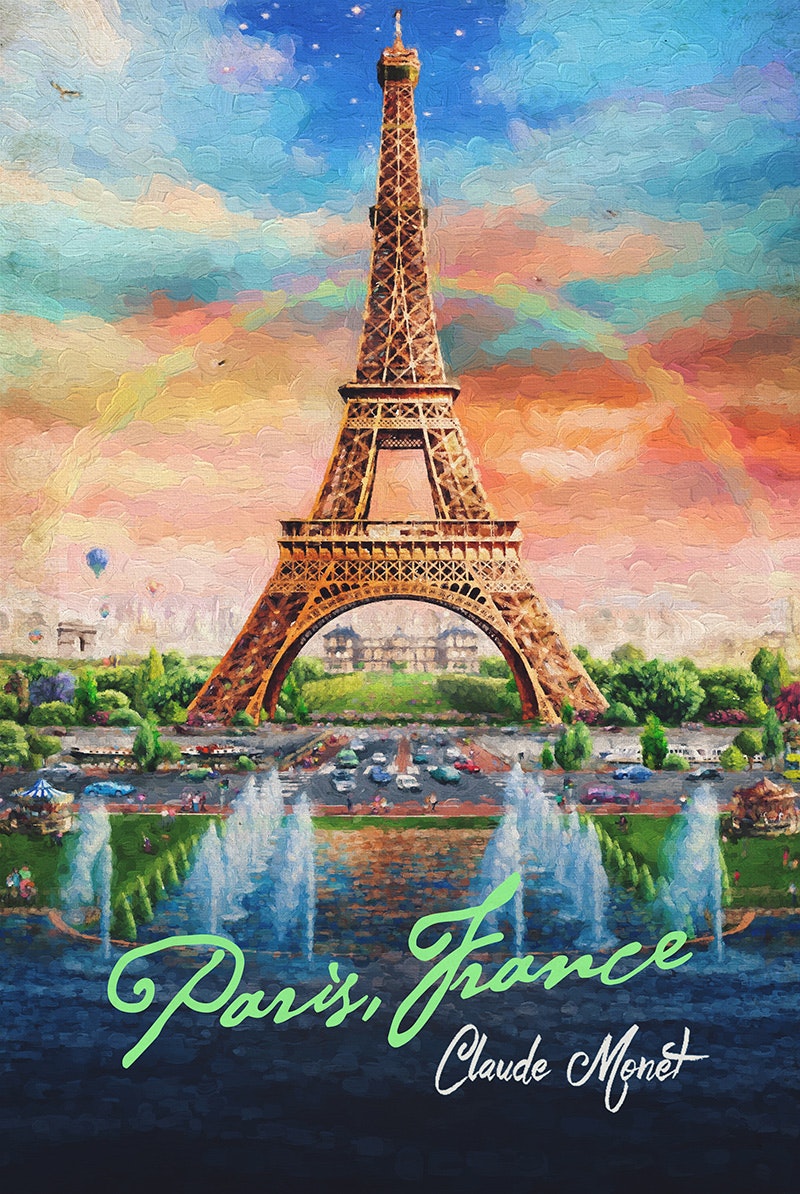 Paris Monet poster