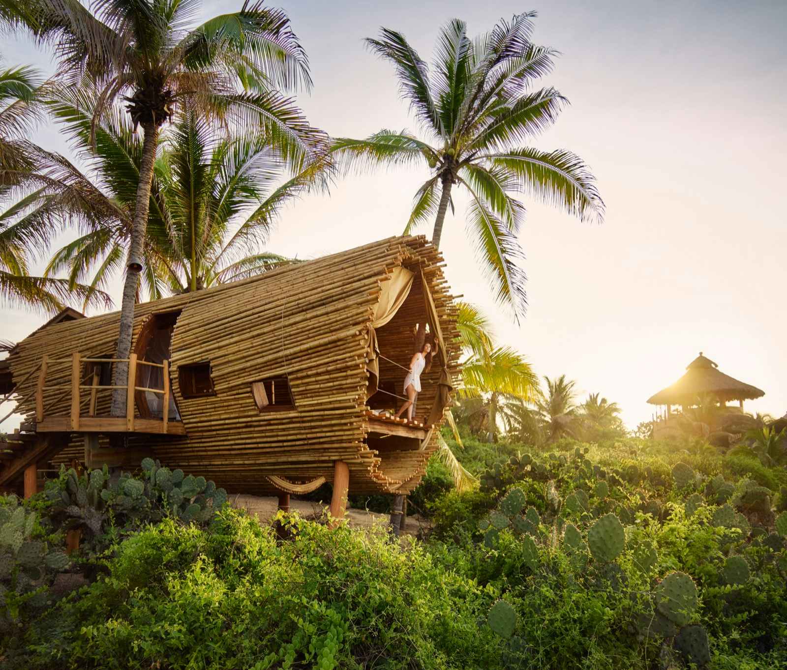 Playa Viva, the bamboo beach house is the perfect place to get away from it all © Kev Steele / Playa Viva