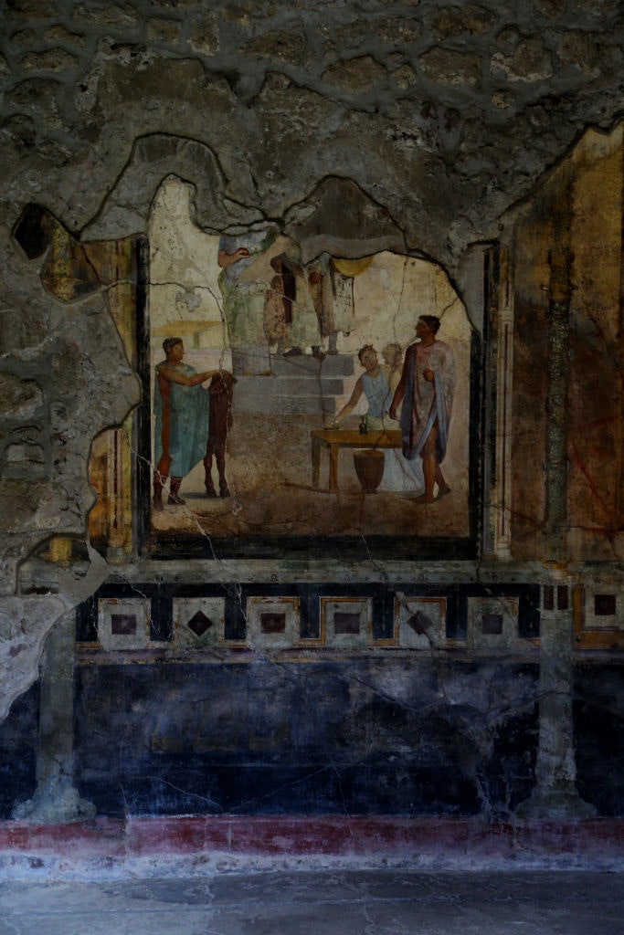 Fresco in House of Golden Cupids, Pompeii