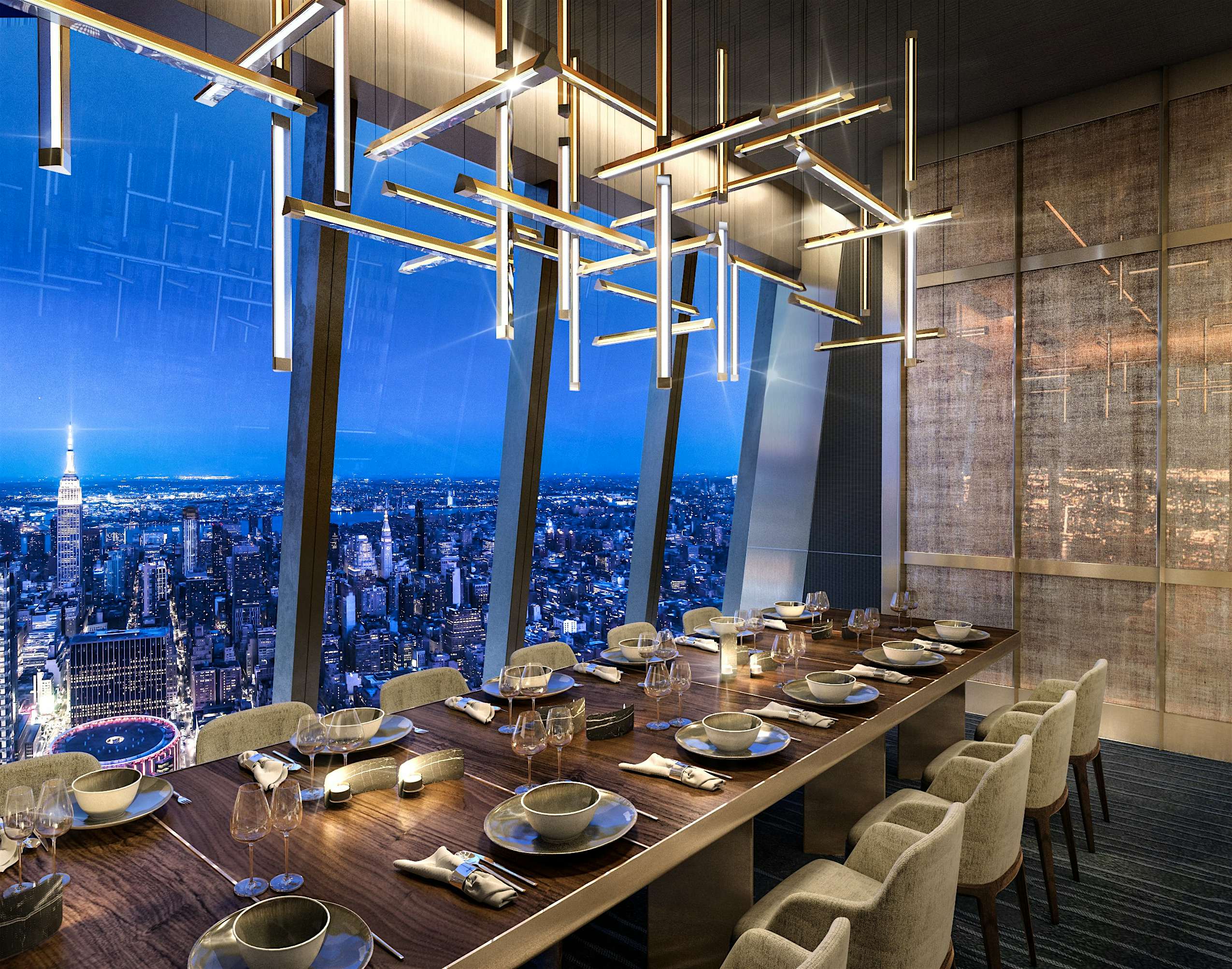 This 101st floor restaurant will have stunning views of New York City This 101st floor restaurant will have stunning views of New York City