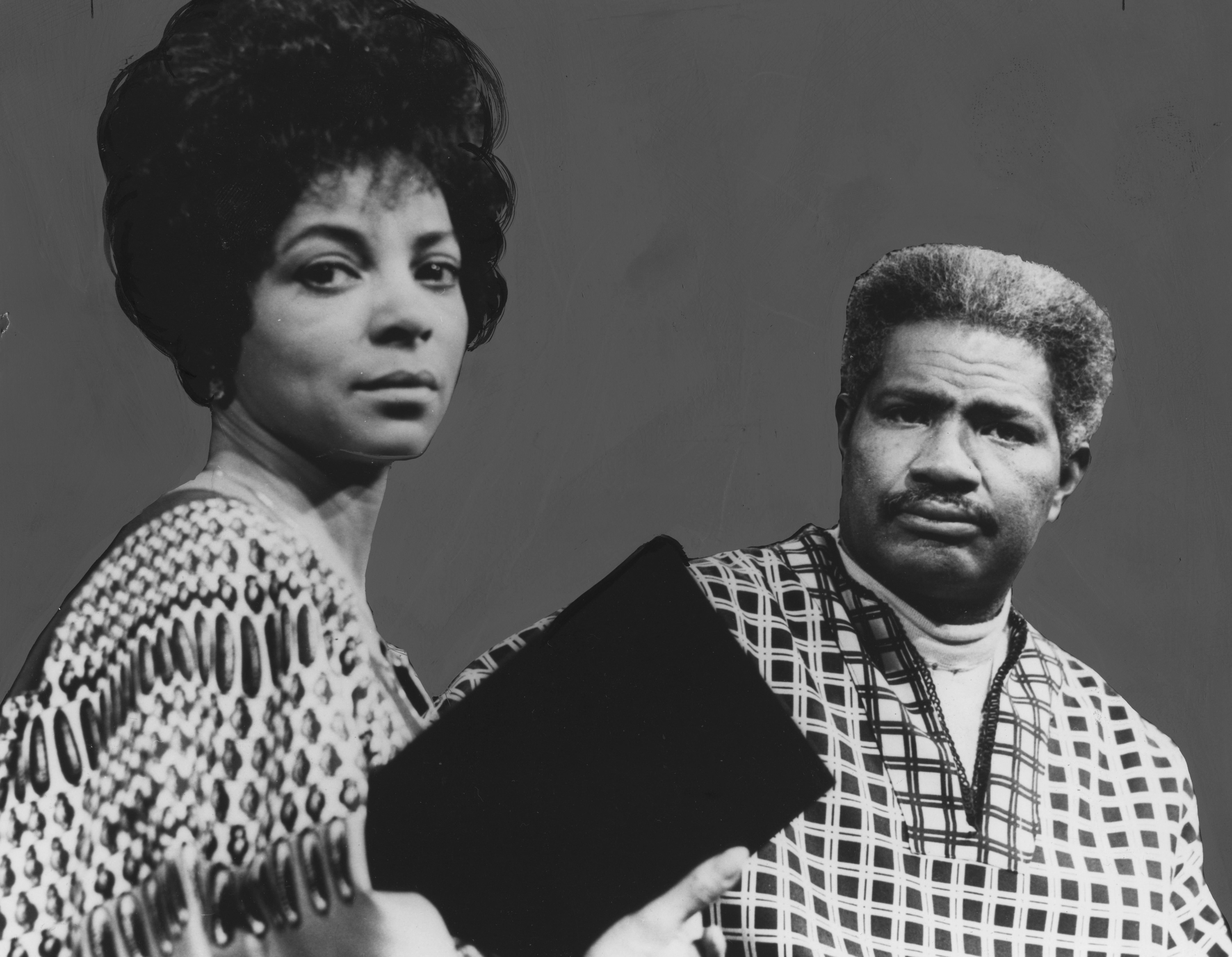 Ruby Dee and Ossie Davis at an appearance for Black History Month, Maryland, February 20, 1980.  