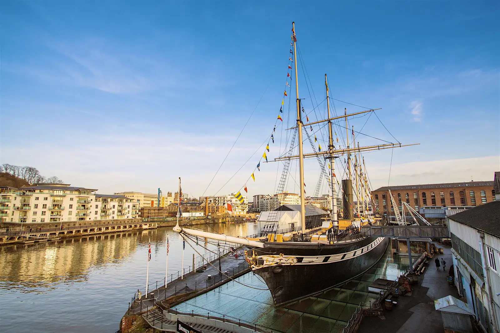 SS Great Britain - exterior Exterior of SS Great Britain on a sunny day