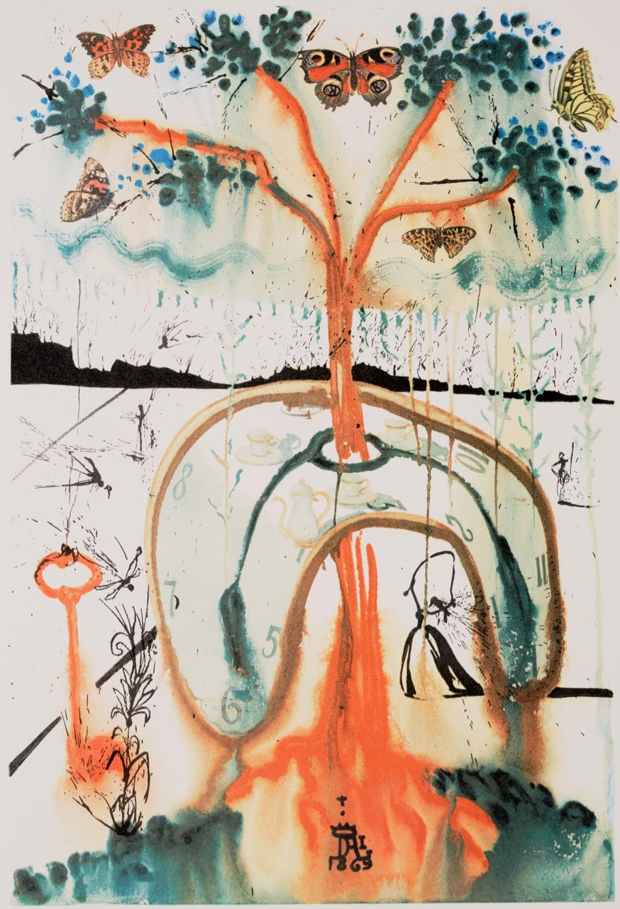 Salvador Dali, A Mad Tea Party, 1969, © Salvador Dali, Fundació Gala-Salvador Dalí, DACS 2019. Dallas Museum of Art, gift of Lynne B. and Roy G. Sheldon, 1999.183.12_2.jpg