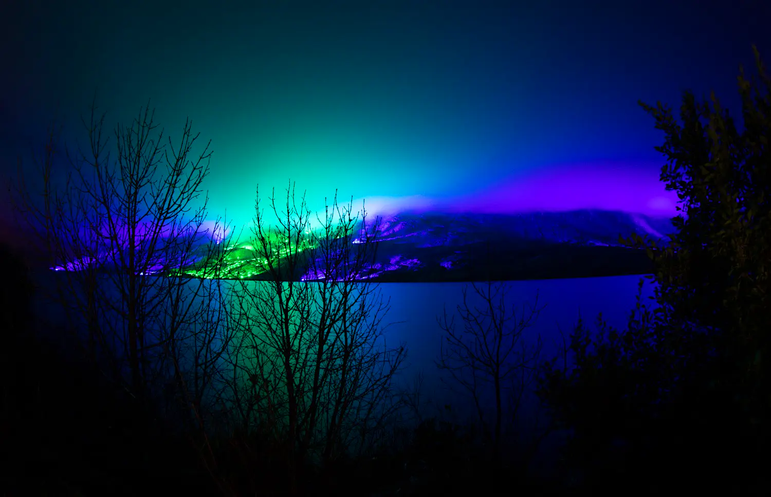 Savage Beauty 1.jpg The Savage Beauty light installation in the Connemara Hills