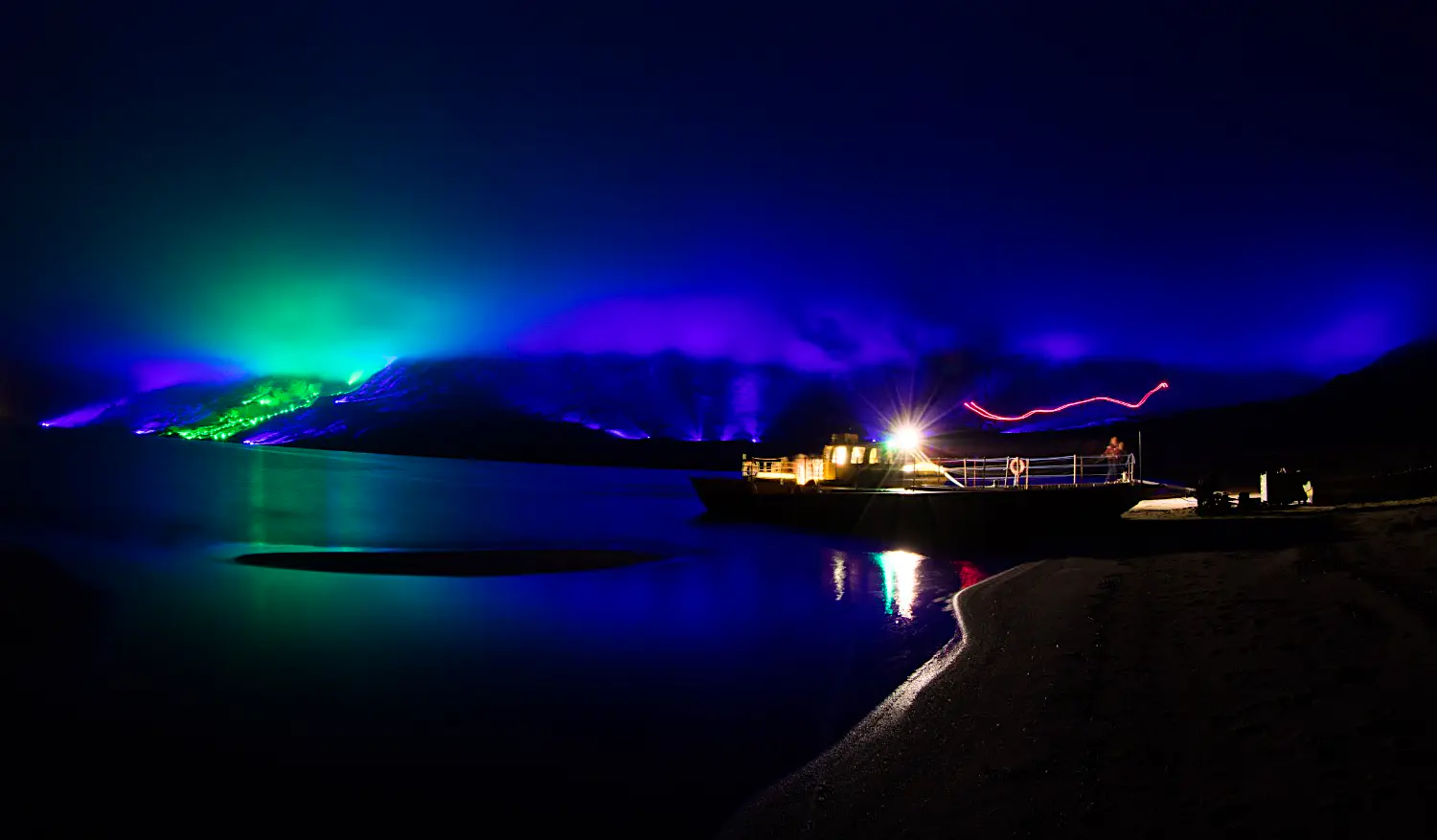 Savage Beauty 2.jpg The Savage Beauty light installation in the Connemara Hills