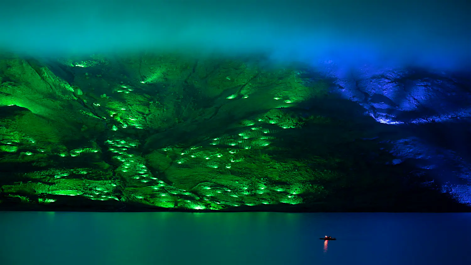 Savage Beauty 4.jpg The Savage Beauty light installation in the Connemara Hills