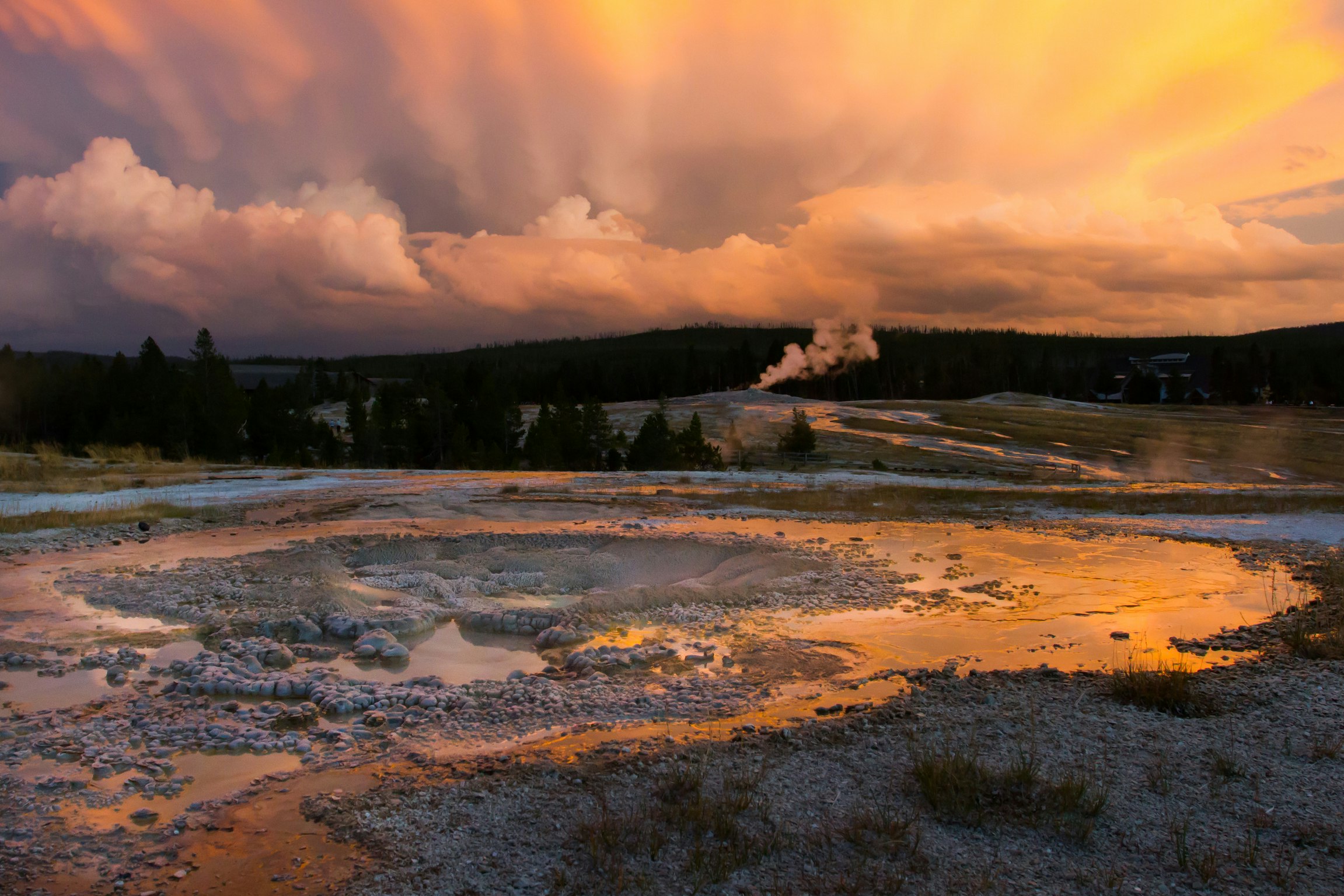 Yellowstone CK at sunset