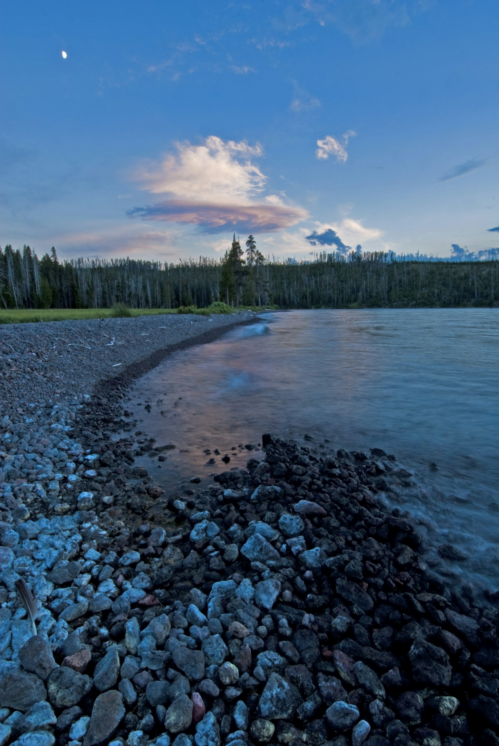 Shoshone Lake evening Yellowstone National Park.jpg