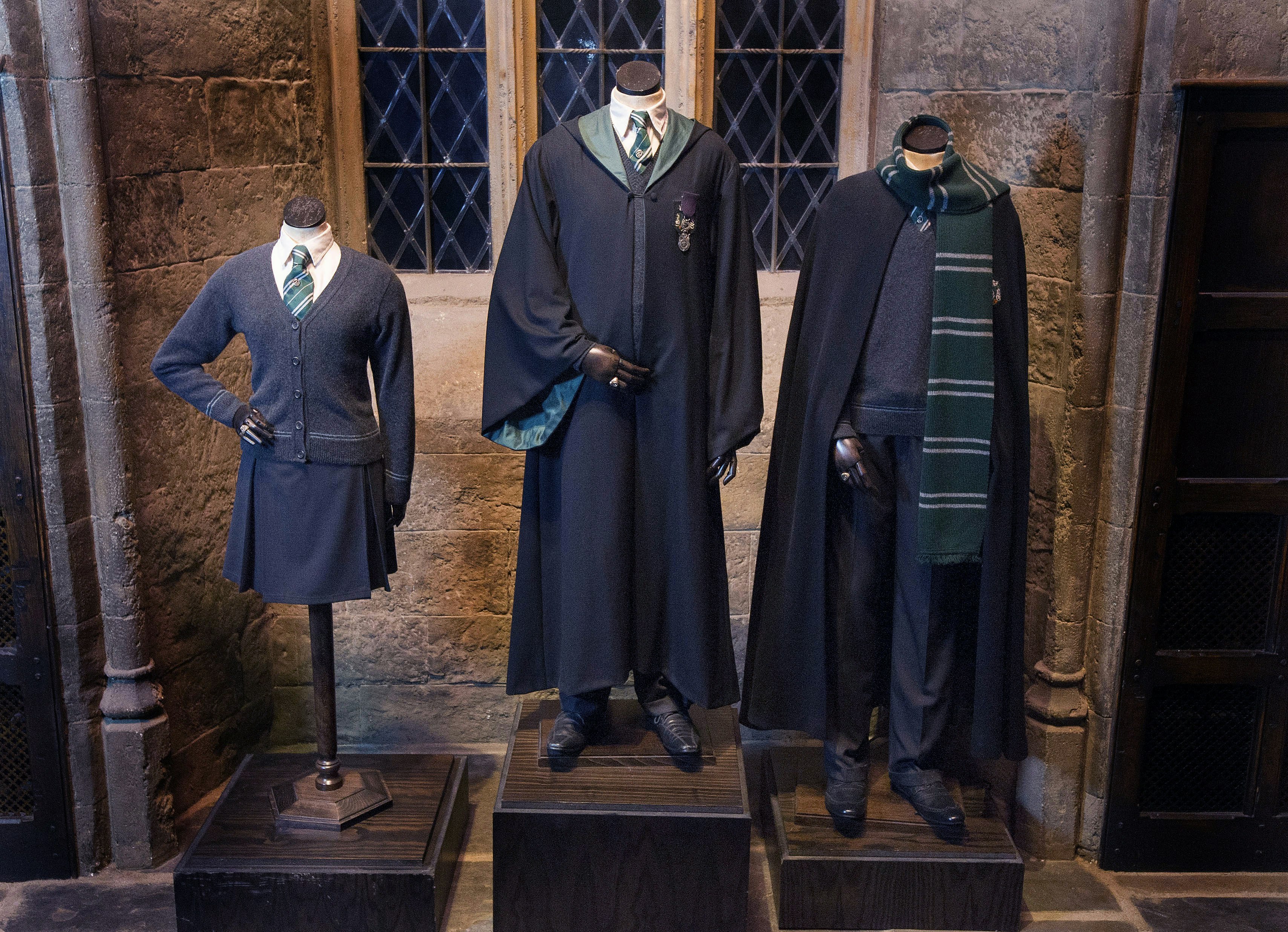 costumes in the Slytherin Great Hall