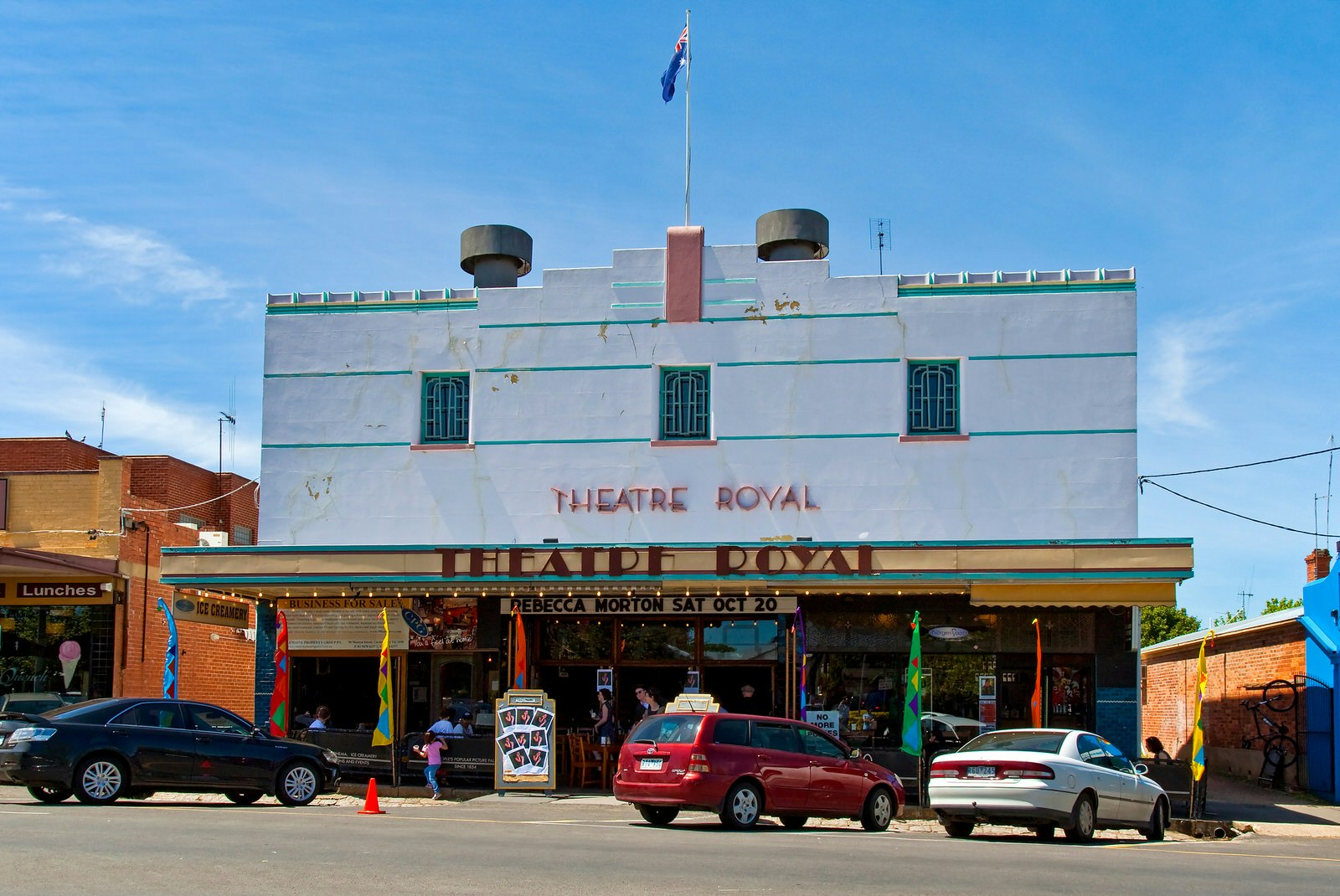 The historic Theatre Royal in the central Victorian town of Castlemaine is one of the last remaining Art Deco movie houses in rural Australia.