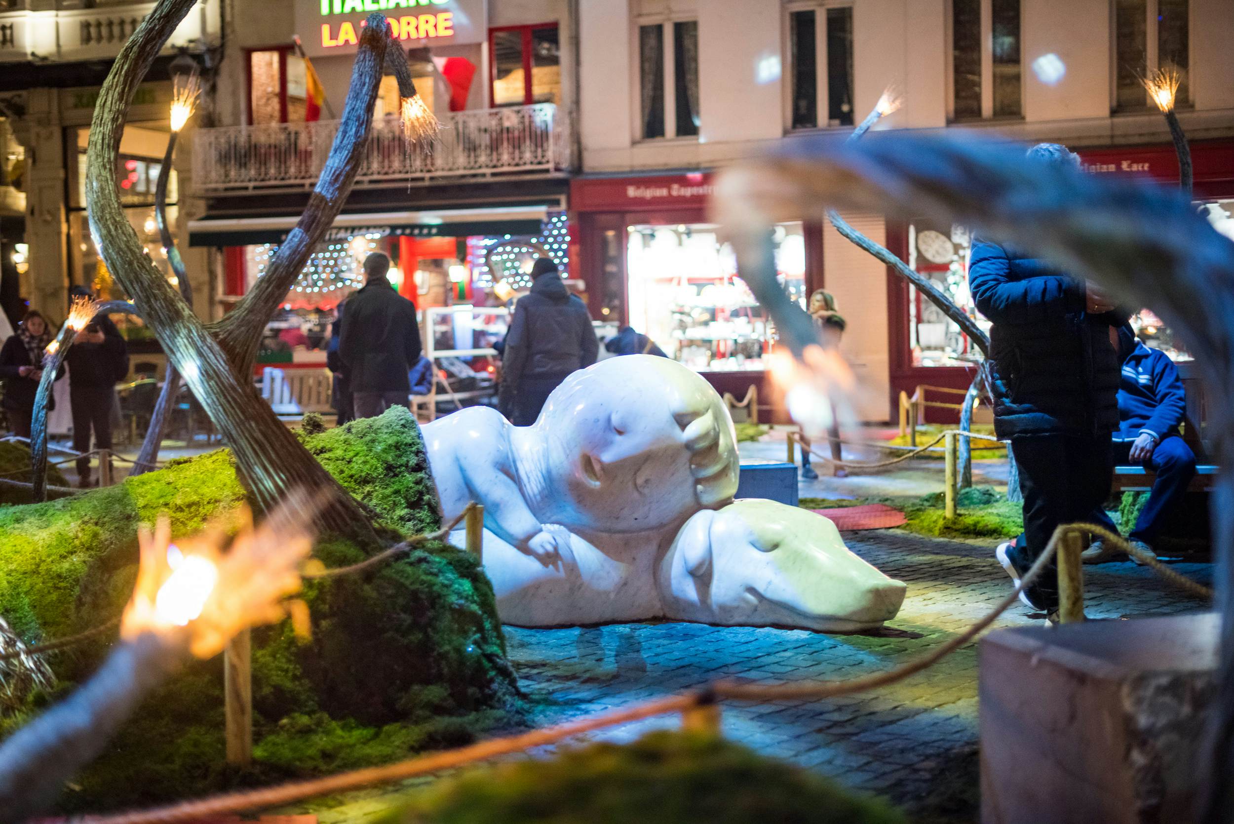 Antwerp s winter festival features a new fairytale forest Lonely