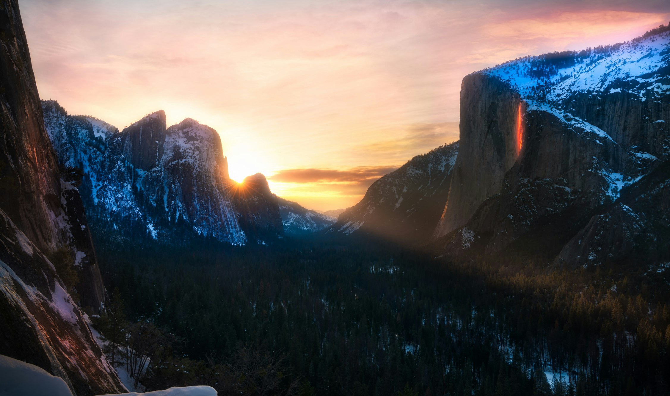 Yosemite National Park Firefall