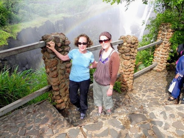 Maxine and Laura DeCook in Zambia