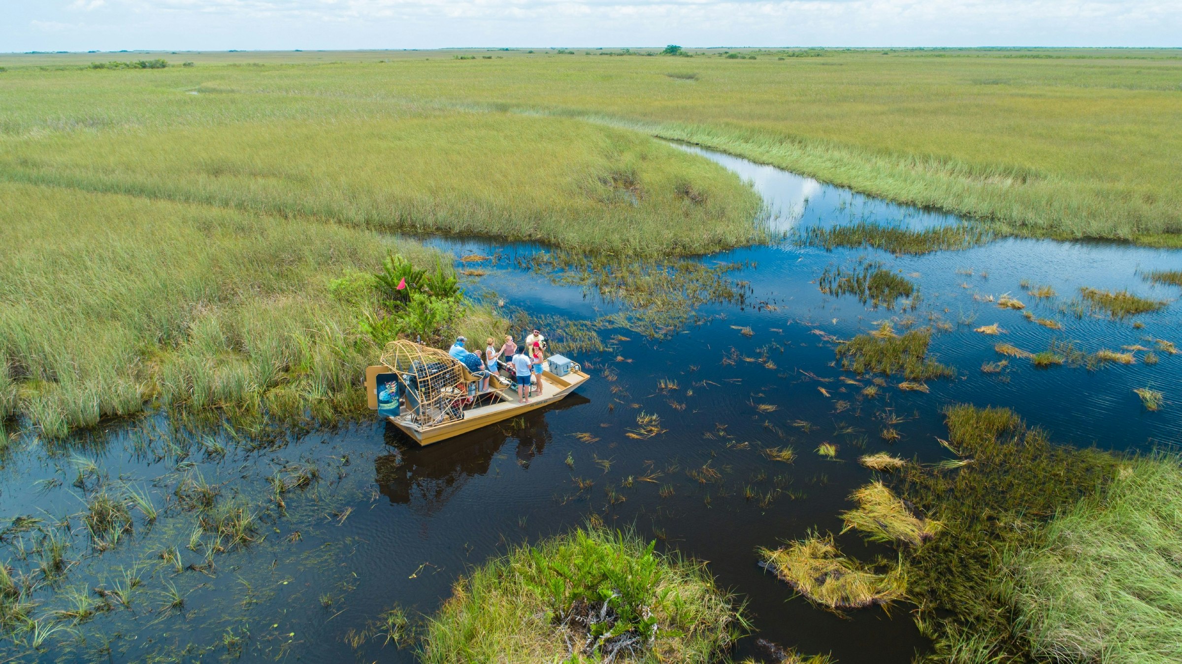 Airboat tour takes a break in the Everglades National Park.jpg