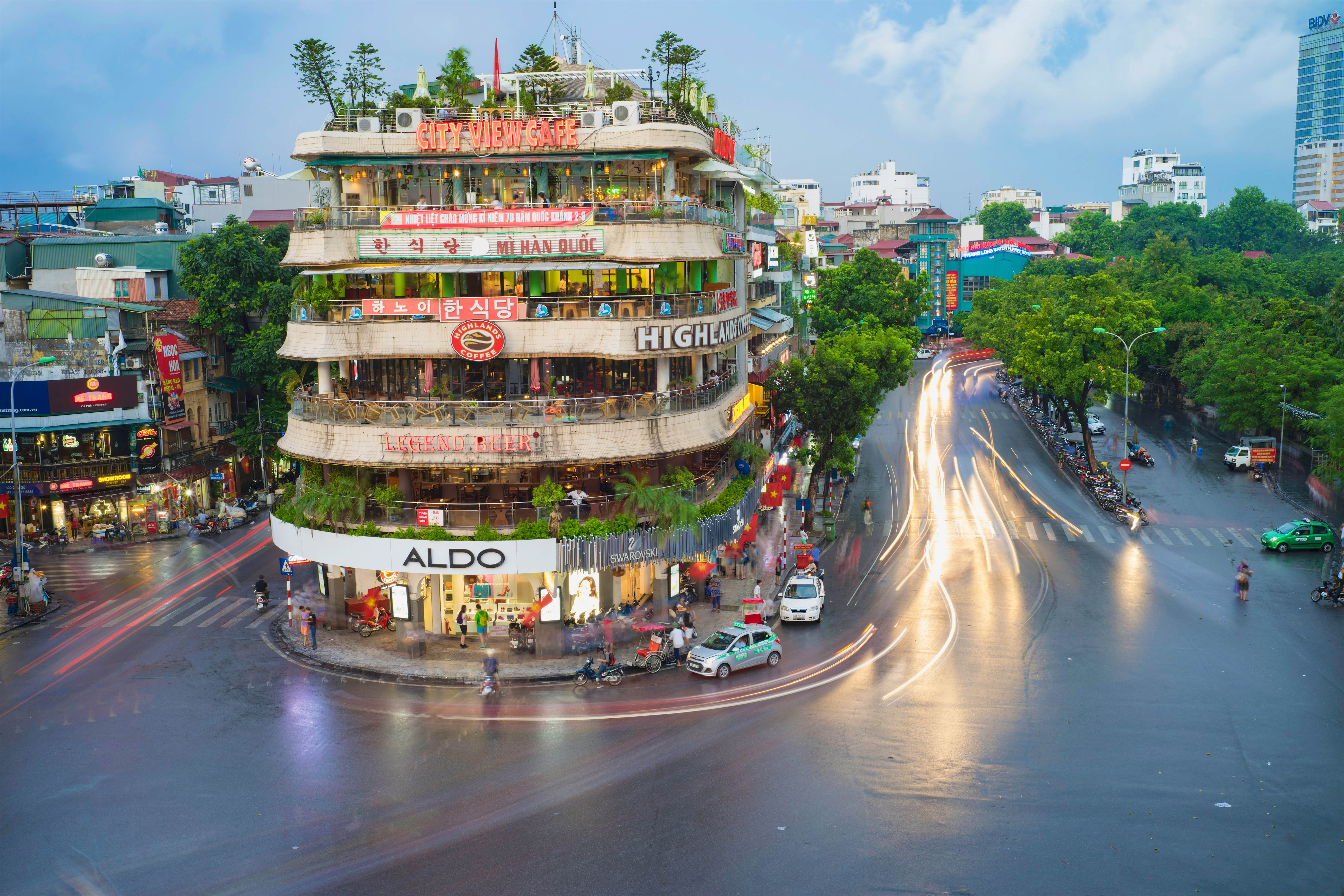 Una foto de Highlands Coffee en Hanoi