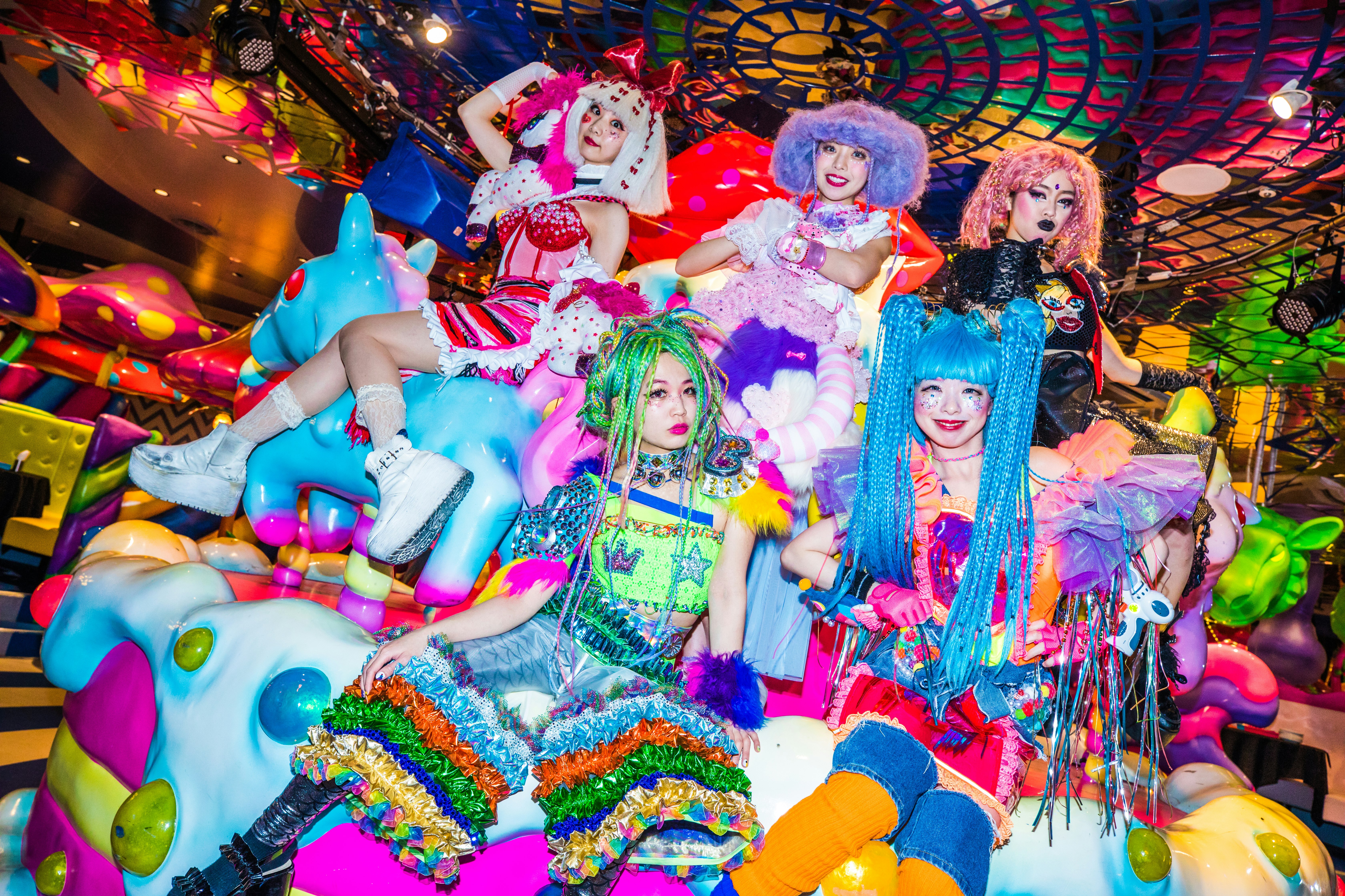 Kawaii Monster Cafe's surreal backdrops