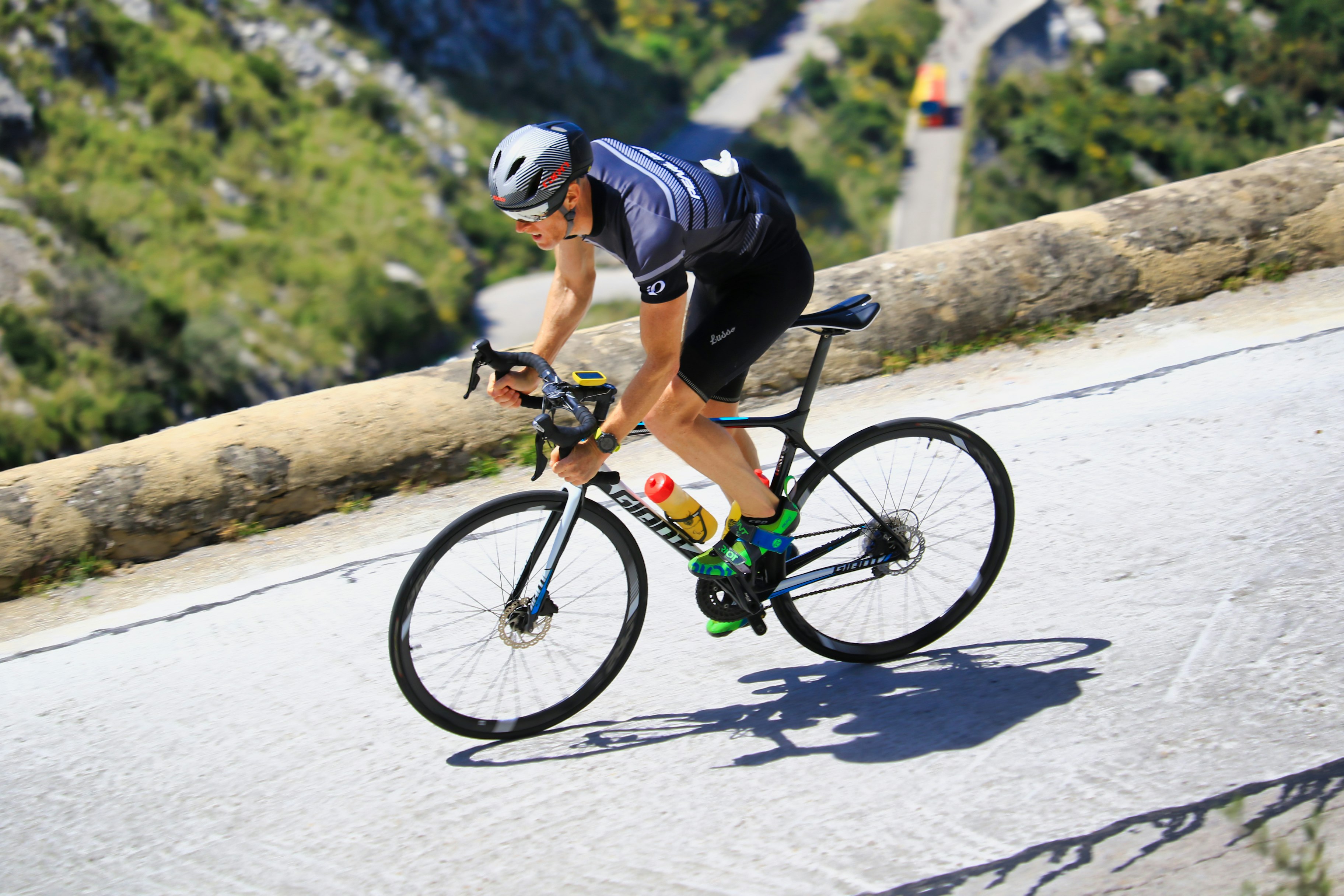 Matt Phillips of Lonely Planet on a bike.