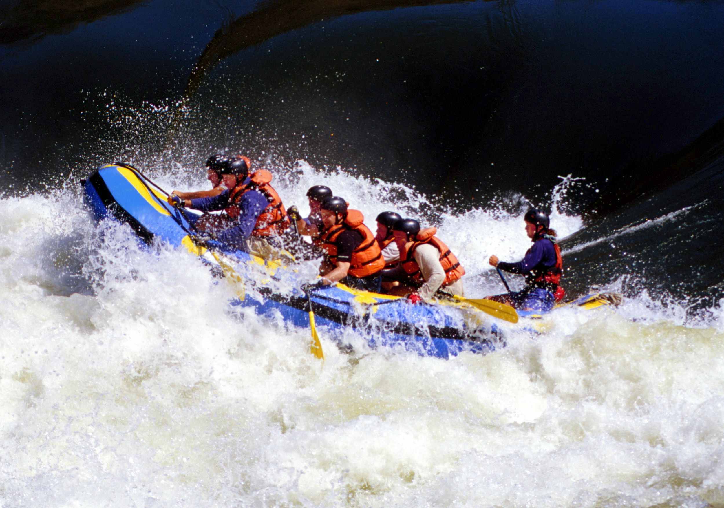 The whitewater running below Victoria Falls provides plenty of Grade V action © Steve Bly / Getty Images