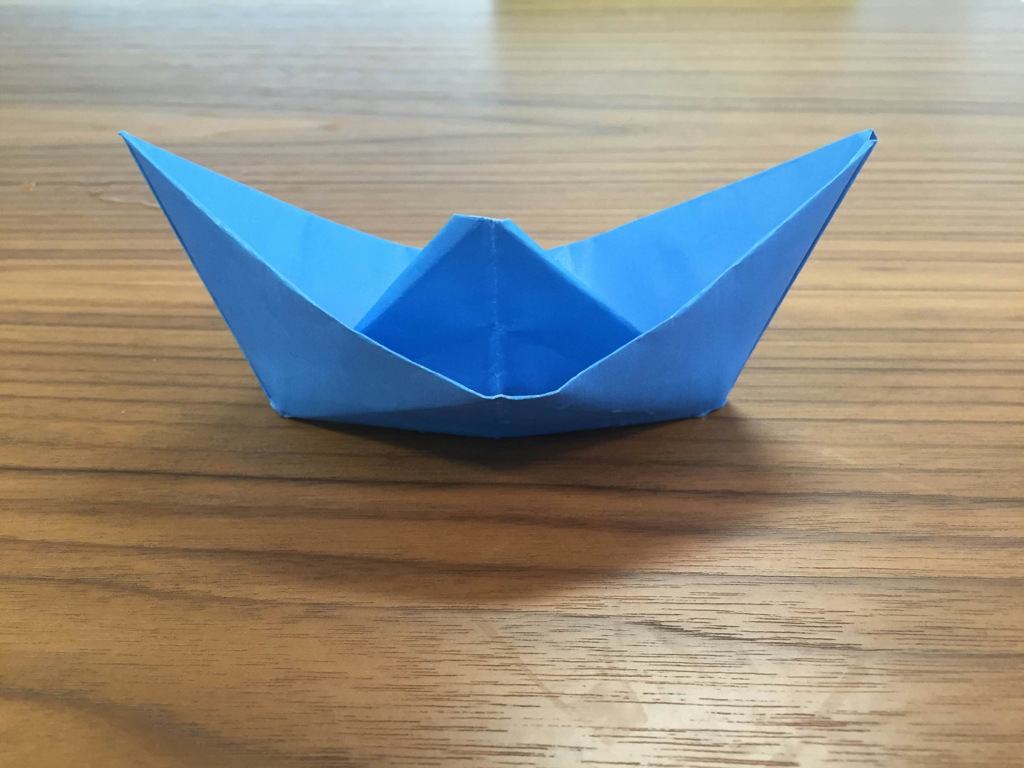 Steps To Make Origami Boat Go Images Depot
