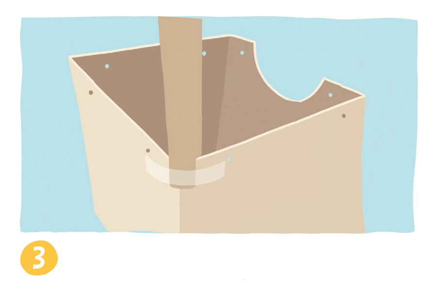 Build a hot-air balloon - step 3