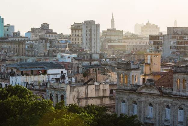 Big increase in visitors to Cuba this year.