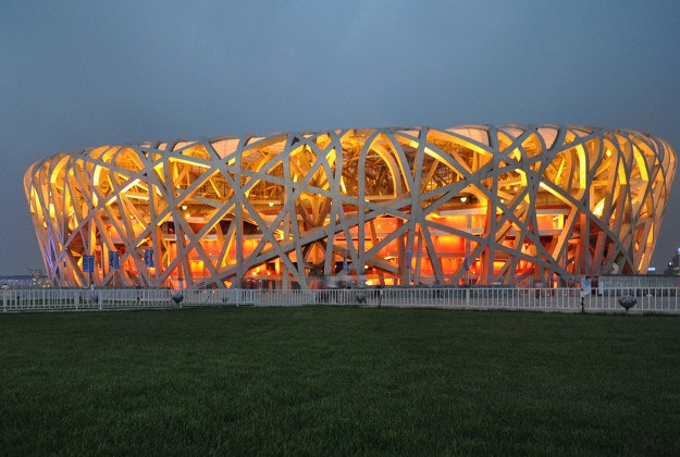 The Bird's Nest at Beijing Olympic Park.