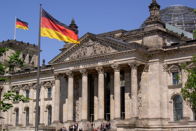 Reichstag building, Berlin.