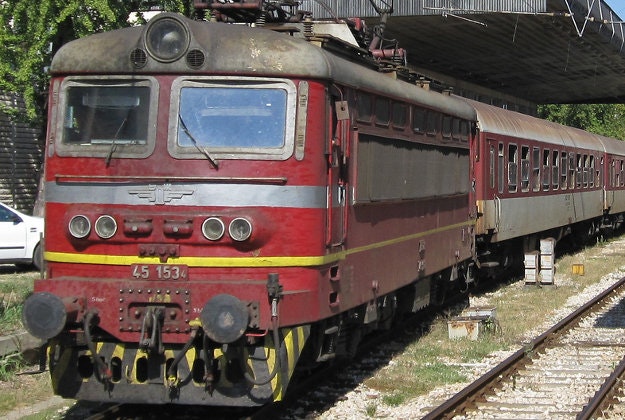 Train in Bulgaria.