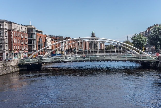 James Joyce Bridge, Dublin.