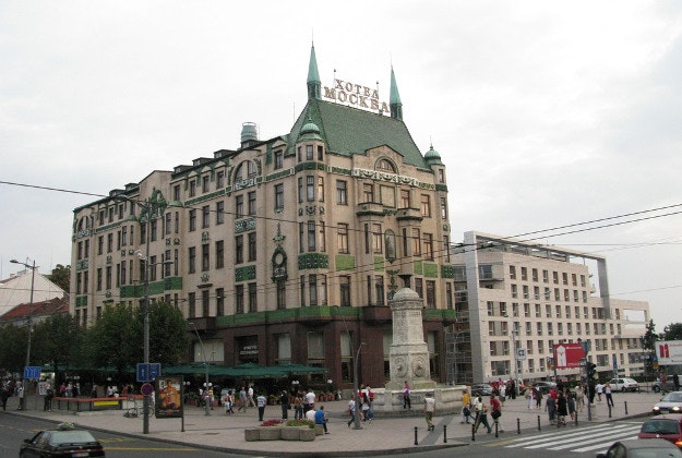 Moscow's iconic Hotel Moskva.