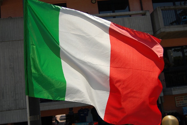 Italian flag.