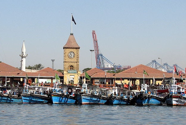 Kemari Harbour, Karachi.
